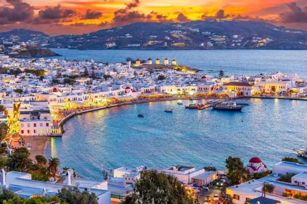 Rejs Morze Egejskie Mykonos, Santorini z Rzymu – 28.8.2026