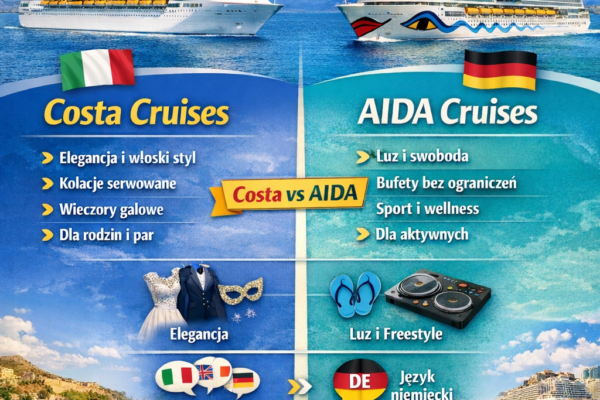Porada Eksperta #1 Costa Cruises vs Aida Cruises