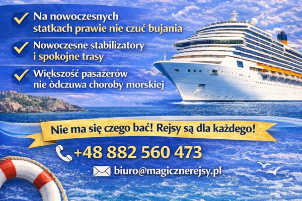 Porady Eksperta #4 Czy na statku wycieczkowym buja ?